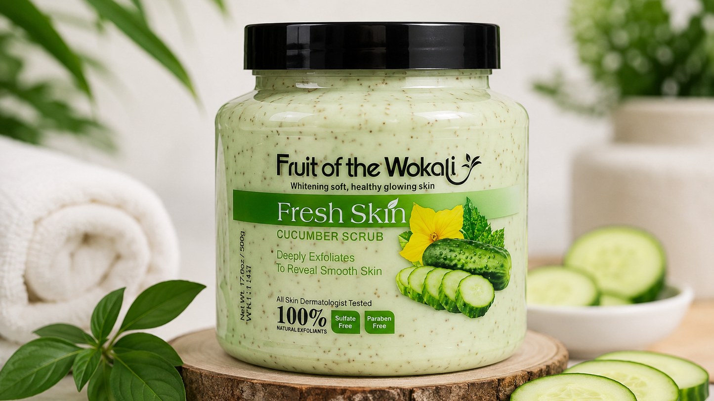 Exfoliante Corporal "Fresh Skin" de Pepino