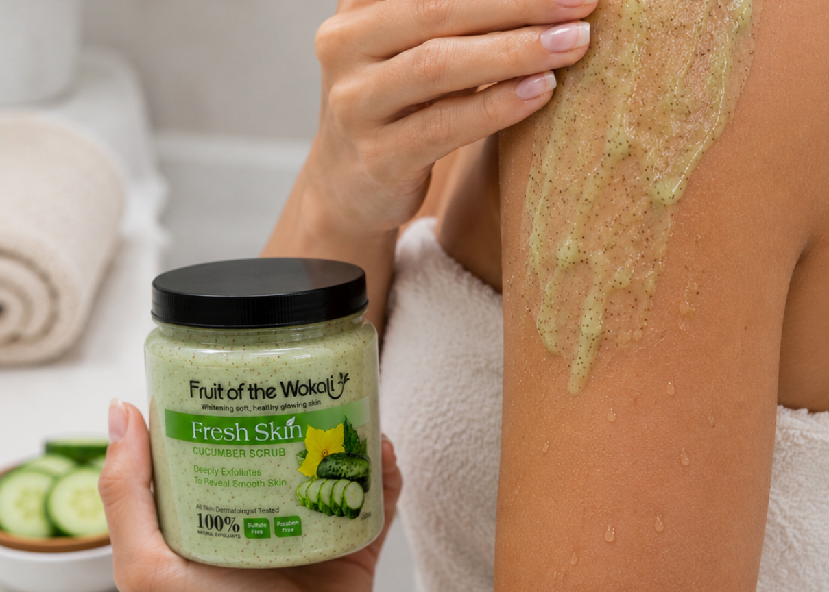 Exfoliante Corporal "Fresh Skin" de Pepino